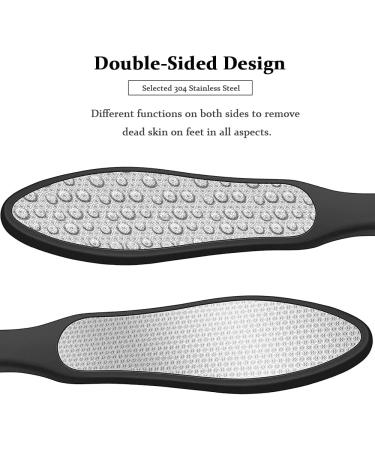 Roser Rose Foot Ripe - Double-Sided Stainless Steel Corneal Remover & File | Portable Foot Care Tool for Dead Skin Removal - Buy Online on GoSupps.com