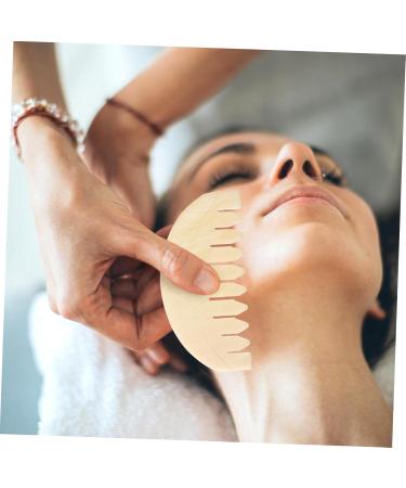 Iwowhero Jade Gua Sha Kamm - Multifunctional Massage Comb & Hair Tool | Chinese Jade Hair Comb & Gua Sha for Relaxation - Buy Online on GoSupps.com