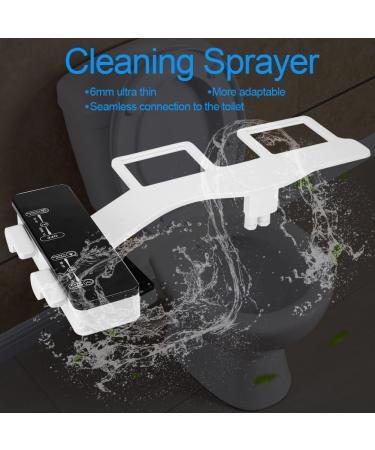 Premium Toilet Bidet 1 Piece | Adjustable Bathroom WC Bidet Sprayer & T-Connector G3/8 for Hygienic Cleaning - International Shipping Available - Buy Online on GoSupps.com