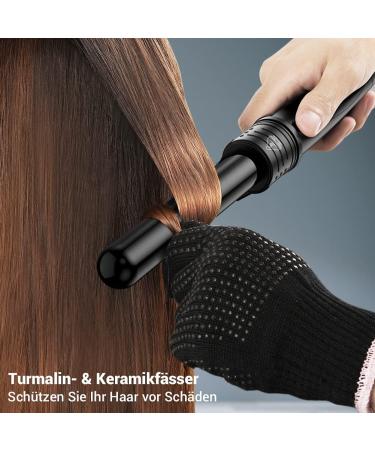 Buy Curling Iron 5 in 1 LCD Ceramic Coating - Multifunctional Wave Iron Kit ET-W301 Black | International Shipping Available - Buy Online on GoSupps.com