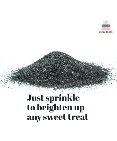 Sanding Sugar Black 250 grams - Buy Online on GoSupps.com