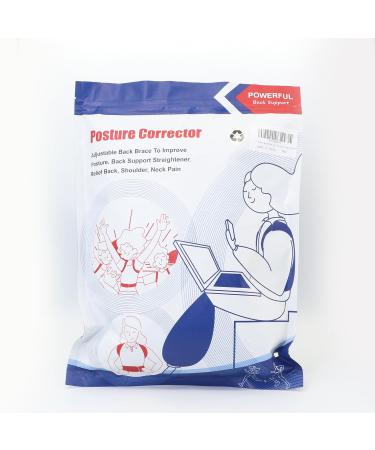 High-Up Correction Back Support for Men & Women | Adjustable Pain Relief Straightener - Rose Red - Buy Online on GoSupps.com