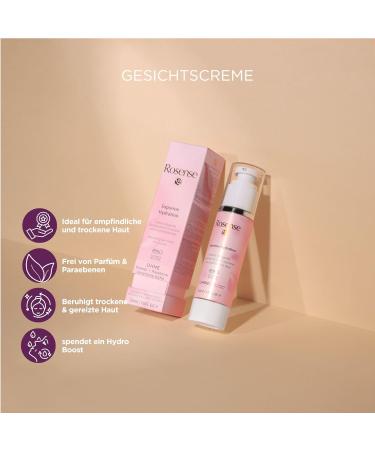 Rosense Duo set for drysensitive skin moisturizing face cream 50 ml with hyaluronic acid eye serum 15 ml vegan parabenfree dermatologically tested - Buy Online on GoSupps.com