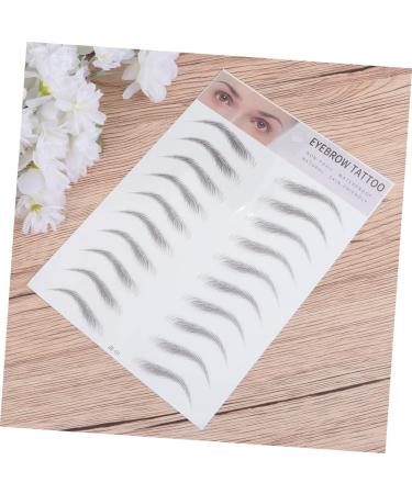 Housoutil 2pcs 3d Eyebrow Stickers Mens Eyebrow Stickers Brow Tool Imitation Eyebrow Human Body 6d Model Head 20.50X15.00X0.20CM Black - Buy Online on GoSupps.com