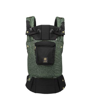 LLLbaby Complete 6-in-1 Luxe Ergonomic Baby Carrier | Lumbar Support | 7-45 lbs | 360 Baby Wearing | Inward & Outward Facing | Speckled Succulent - Buy Online on GoSupps.com