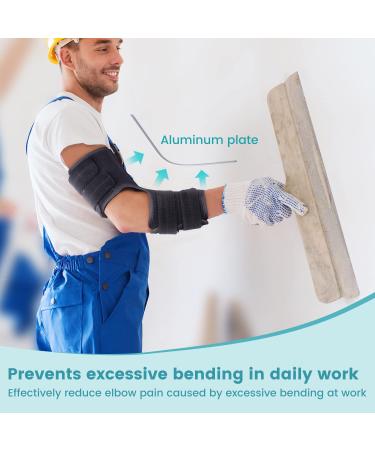 Ellenbogen Bandage for Cubital Tunnel Syndrome | Adjustable Elbow Rail for Ulnaris Nerve | Postoperative Immobilizer | S/M for Left & Right Arms | International Shipping Available - Buy Online on GoSupps.com