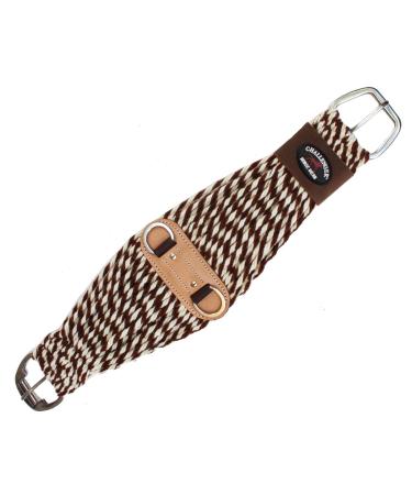 Horse Western 27 Strand Double Weave Two-Tone Mohair Blend Roper Cinch 97RT05 36"