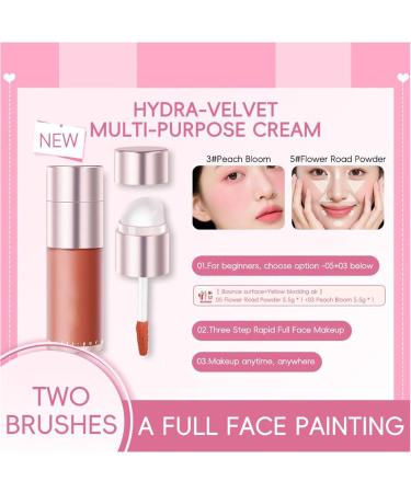 Creamy Blush Stick | Eyeshadow and Cheek Blush | Long-Lasting Face Makeup and Lipstick | For Women and Girls: School Office Travel Parties - Buy Online on GoSupps.com