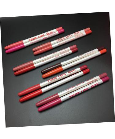 12pcs Waterproof Lip Liner & Eyeliner Pen Set - Multi-Use Lipstick & Eyeshadow Pencils - International Shipping Available - Buy Online on GoSupps.com