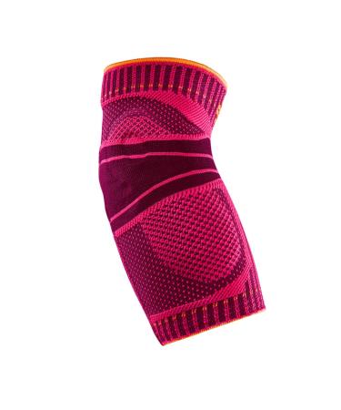 Bauerfeind 1 Unisex elbow sports bandage right/left portable for ball setback and athletics sport stability on the elbow XXL/pink 92 g Pink XXL