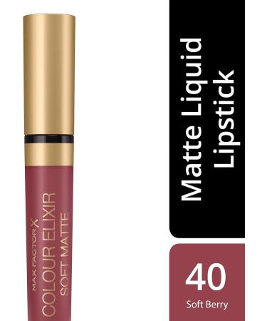 Max Factor Colour Elixir Soft Matte Lipstick in Soft Berry - 4ml - Buy Online on GoSupps.com