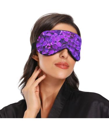 Haskirky Light Blocking Eye Mask for Adults - Adjustable & Comfortable for Travel, Yoga, Meditation - Spring Lilac Purple - Buy Online on GoSupps.com