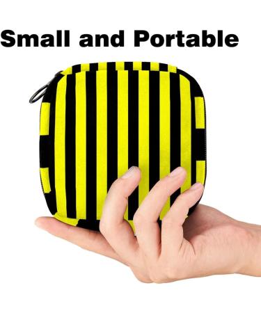 Buy Stylish Storage Bags for Women - Portable Menstrual Pad Holders Tampons & More - Multicolored Tapes & Stripes - Buy Online on GoSupps.com