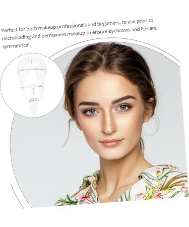 Healeved 1pc Measure Tool Eyebrow Template Shaping Tool Eyebrow Stencil Positioning The Brush Make up - Buy Online on GoSupps.com