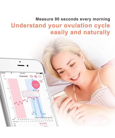 Shecare Digital Basal Body Thermometer for Ovulation - High Precision & Backlit LCD Display - Works with Shecare APP - Buy Online on GoSupps.com