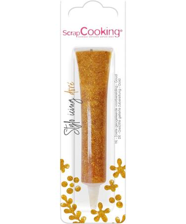 ScrapCooking - Stylo Icing Dor - Stylo de Gla age Alimentaire P tisserie 26 g - Crayon D coratif Comestible - crire & Dessiner sur Desserts G teaux & Biscuits - Anniversaire No l - Or Gold - 7066 Dor 26 ml (Lot de 1) - Buy Online on GoSupps.com