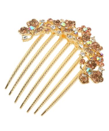 FOMIYES Hair Jewelry Hair Side Combs Rhinestone Hair Comb Hair Combs for Women Decorative Hair Comb Clips Bridal Hair Comb Rhinestone Hair Side Comb Hair Accessories Miss Alloy Hair Clip