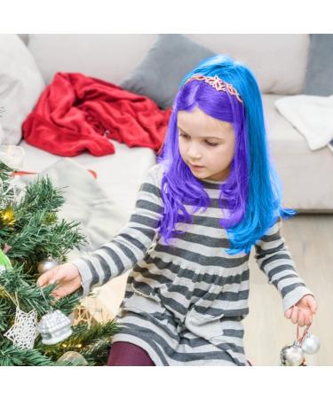 MSDADA Blue and Purple Hair Chalk Comb for Girls - Temporary Washable Hair Color Dye - Great Gift for Kids 8-12 - Buy Online on GoSupps.com