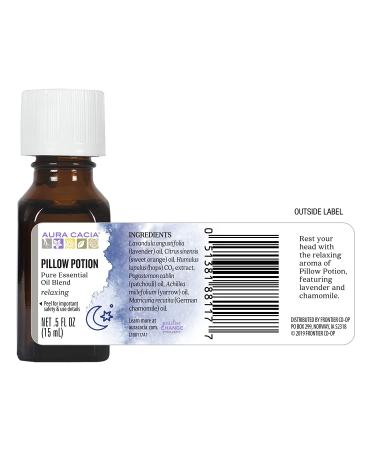 Aura Cacia Pillow Potion Essential Oil Blend - 0.5 fl. oz. for Relaxation & Sleep - Buy Online on GoSupps.com