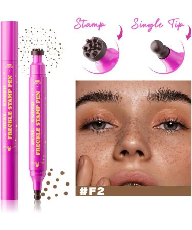 Waterproof Face Stain Pen - 2.8ml Waterproof Face Dot Stamp Pen | Dual-Tipped Anti-Perspirant Makeup Pencil for Halloween Special Effects and Everyday Beauty - Buy Online on GoSupps.com