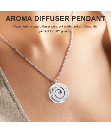 Healeved Diffuser Necklace Charms - Aromatherapy Pendant Jewelry for Women | Hollow Oil Diffuser Necklace for Relaxation & Wellness - Buy Online on GoSupps.com