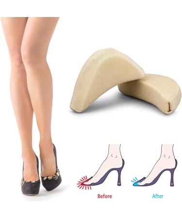 Sibba 8-Piece Toe Filler Inserts - Unisex Breathable Soft Big Toe Plug & Forefoot Pads for High Heel Foot Pain Relief - Ideal for Women & Girls - Black - Buy Online on GoSupps.com