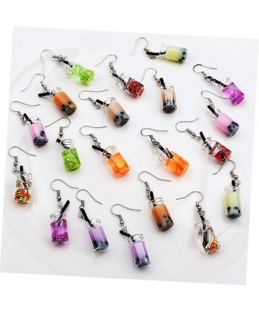 1 Pair Funny Earbob Earrings Earings for Women Ear Hook Jewelry Ear Dangle South Cute Girl 4.5X0.8cm Purple - Buy Online on GoSupps.com
