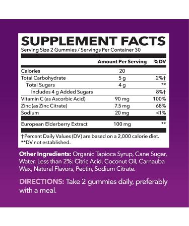 Havasu Nutrition Elderberry Gummies - Immune Support, 60 Count - Buy Online on GoSupps.com