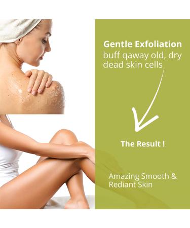 Natural Solution Himalayan Pink Salt Body Scrub with Organic Marula Essential Oil, Moisturizes and Nourishes Face and Skin, Gentle Exfoliation - 12.3 Oz - Buy Online on GoSupps.com