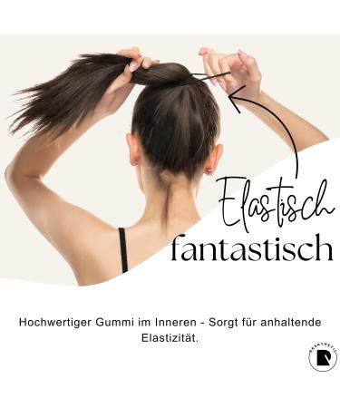 Reskthetic Hair Ties - 24 Eco-Friendly Odorless & Tearproof (4mm) - No Metal for Girls Women & Men - Perfect for Blond Hair - Buy Online on GoSupps.com