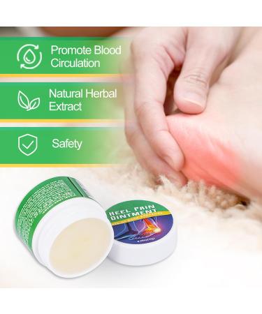 Heel Pain Ointment Foot Repair Cream Heel Discomfort Ointment Non-Greasy Soothing and Relaxing Formula 23g for Home Injuries - Buy Online on GoSupps.com