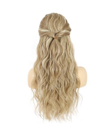 Sapphire Wigs Headband Wig - Highlight Blonde Corrugated Synthetic Wig for Women | 150% Density | 26-Inch Daily Wear & Cosplay - Buy Online on GoSupps.com