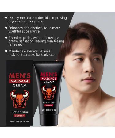  YNPQTDS Men's Face Cream - 50g Firming Massage Lotion | Non-Greasy Skin Repair Moisturizer | For Daily Use Travel Dry Oil Winter Hydration Repair and More - Buy Online on GoSupps.com