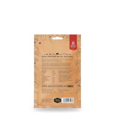 Buy German Beef Jerky - Pack of 5 (250g) | Premium Dried Beef | Burn Baby Burn - International Shipping Available - Buy Online on GoSupps.com
