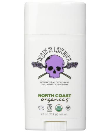 NORTH COAST ORGANICS Death By Lavender Organic Deodorant, 2.5 oz