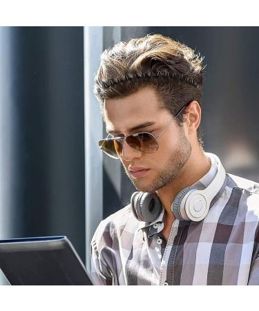 Shop Tafaftl 8-Piece Metal Hair Band Set - Unisex Non-Slip Wave Black Hair Ties for Sports & Yoga - Buy Online on GoSupps.com