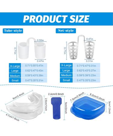 Anti-Snoring Solutions: 2 Rail & 8 Nasal Spreaders | Reusable Sleep Aids for Snoring & Teeth Grinding - Buy Online on GoSupps.com