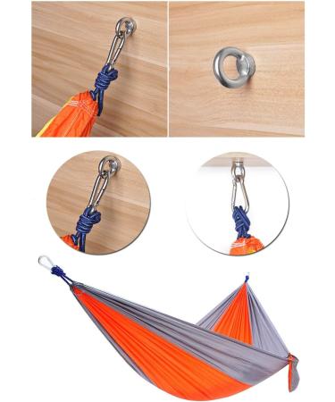 Stainless Steel Hammock Hanging Kit | 1400 lb Load Capacity | Carabiner Set for Yoga Swing Chair | Indoor Outdoor Relaxation - Buy Online on GoSupps.com