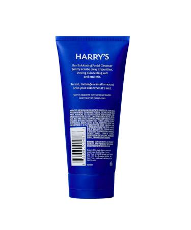Harry's Exfoliating Face Wash for Men, Gentle Facial Skin Care Products with Volcanic Rock Exfoliant, 7.1 Fl. Oz, Home and Trial and Travel Bundle - Buy Online on GoSupps.com