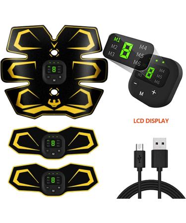 Wugein EMS Muscle Stimulator USB Electric Abdominal Trainer | 6 Modes & 9 Intensities for Muscles Arms & Legs | International Shipping Available - Buy Online on GoSupps.com