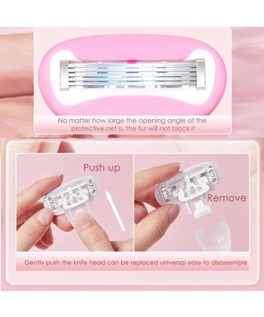 Women's Bikini Trimmer - Manual Hair Removal Razor with Temperature Measurement | Travel-Friendly Portable Solution for Legs Armpits & Bikini - Buy Online on GoSupps.com