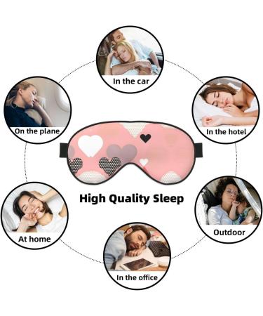 Buy Abstract Love Chart Eye Mask | Soft Elastic & Adjustable Sleeping Mask for Men & Women Comfort for Nighttime Rest - Buy Online on GoSupps.com
