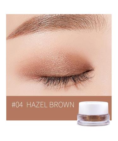 Pearlescent Eye Shadow Powder - 7 Natural Colors, Long-Lasting Formula - Portable Mini Jar for Wet Application - Light Highlighter Makeup - One Size D - Buy Online on GoSupps.com