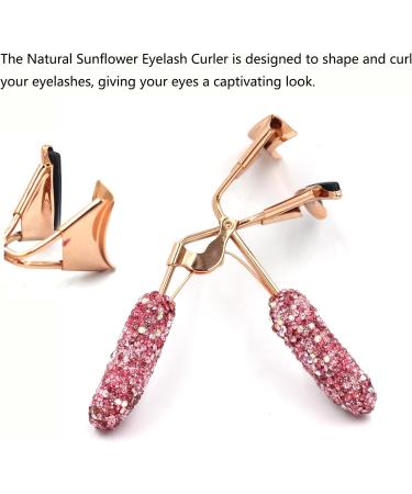 Bling Rhinestone Eyelash Curler | Stunning Pink Curled Lashes - International Shipping - Buy Online on GoSupps.com