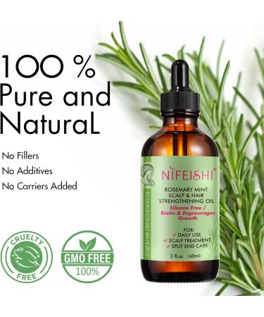  PLOBRT Rosemary Oil for Hair Growth 2 Pack Rosemary Essential Oil for Skin Face Eyebrow and Eyelash Growth 100% Pure Natural Improved Hair Growth Nourishes Scalp Rosemary Hair Oil For Men Women - Buy Online on GoSupps.com