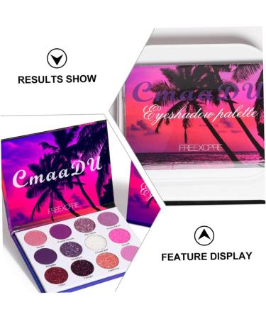 Beavorty 2 Boxes eyeshadow palette metal tray makeup pallet glitter eye shadow Cosmetics Makeup Eye Shadow 1 count (Pack of 1) Colorfulx2pcs - Buy Online on GoSupps.com