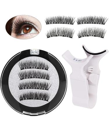 Magnetic Eyelashes No Glue or Liner Needed - Magnetic Lashes Kit | Reusable Waterproof Manga Lashes Easy Application and Removal No Glue Needed 1 Pair with Applicator Natural Look All-Day Comfor - Buy Online on GoSupps.com
