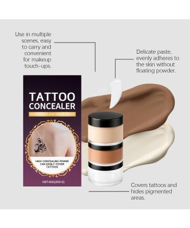  Tktouci Scar Concealer | Waterproof Camouflage Makeup Cream | Invisible Sweat-Resistant Foundation for Parties Cosplay and Festive Events - Buy Online on GoSupps.com