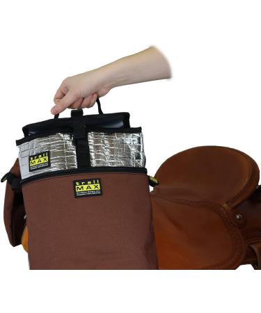 Trailmax Horn Saddlebag & Pommel Pocket Combo - Durable Brown Saddlebags for Western & Endurance Riding - Buy Online on GoSupps.com