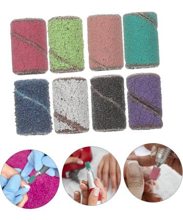 minkissy 1 Box Nail Polish Drill Nail Grinding Bits Sanding Ring Bands Nail File Sanding Bands Sanding Rings Nail Grinding Bands Mandrel Bit for Nails Sand Circle Frosted Grinding Wheel - Buy Online on GoSupps.com